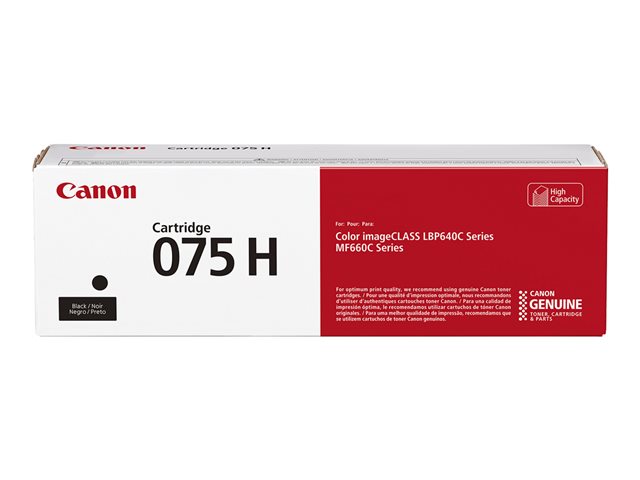 Canon 075 H - High capacity - black - original - box - toner cartridge