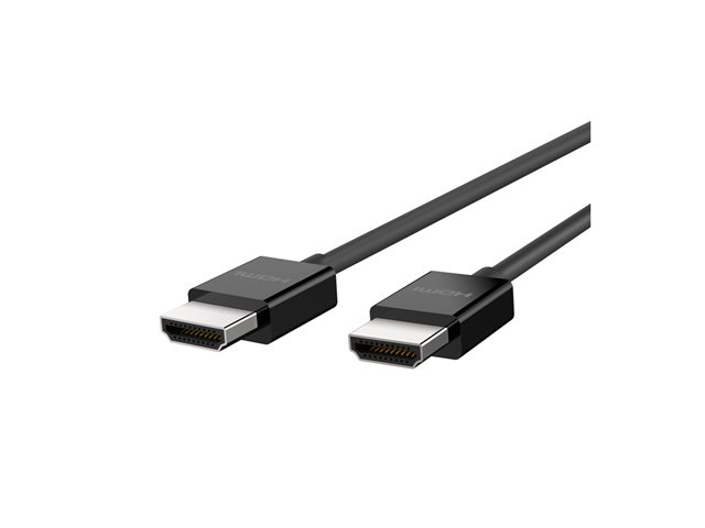 Belkin BoostCharge - Ultra High Speed - HDMI cable - HDMI male to HDMI male - 2 m - black - 8K support - for P/N: AVC006BTSGY, F4U098BT, F4U110BT, INC003TTBK, INC004BTSGY