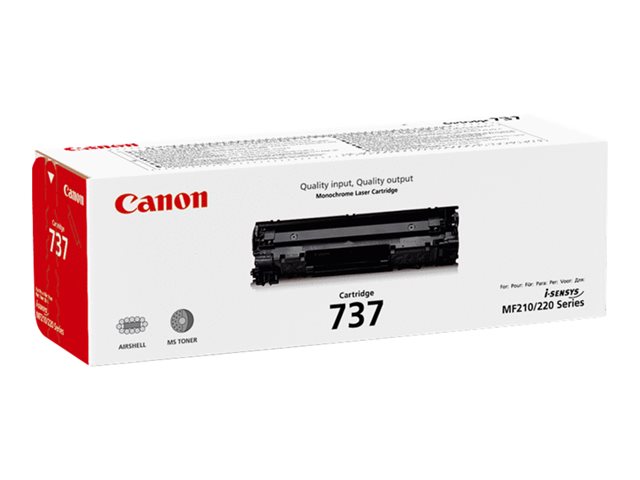 Canon 737 - Black - original - toner cartridge - for i-SENSYS LBP151, MF211, MF216, MF217, MF229, MF231, MF232, MF237, MF244, MF247, MF249