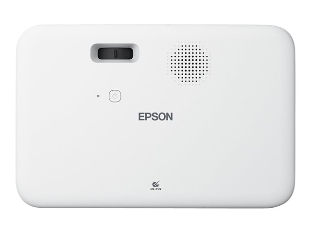 Epson CO-FH02 - 3LCD projector - portable - 3000 lumens (white) - 3000 lumens (colour) - Full HD (1920 x 1080) - 16:9 - 1080p - black / white - Android TV