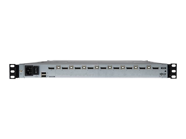 Eaton Tripp Lite Series DisplayPort KVM Console Switch 8-Port 17in LCD Dual Rail 1URM - KVM console with KVM switch - 8 ports - USB - 17\" - rack-mountable - 1920 x 1080 Full HD (1080p) @ 60 Hz - 8xDisplayPort - black - 1U - TAA Compliant