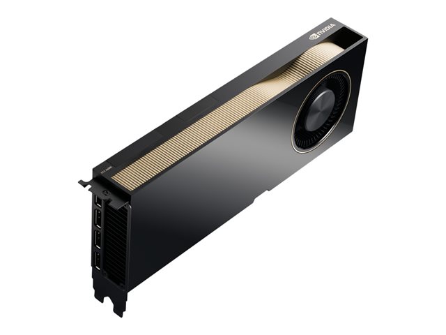 NVIDIA RTX A6000 - Graphics card - RTX A6000 - 48 GB GDDR6 - PCIe 4.0 x16 - 4 x DisplayPort - for ThinkAgile VX3530-G Appliance, VX7531 Certified Node, ThinkSystem SR650 V2, ST650 V2