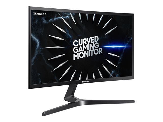 Samsung C24RG50FQR - CRG5 Series - LED monitor - curved - 24\" (23.5\" viewable) - 1920 x 1080 Full HD (1080p) @ 144 Hz - VA - 250 cd/m² - 3000:1 - 4 ms - 2xHDMI, DisplayPort - black