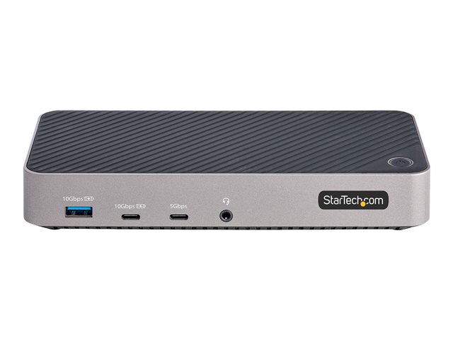 StarTech.com USB-C Triple Monitor Docking Station - HDMI/DP Triple 4k USB-C Dock - 5x USB Hub - GbE - 100W PD - Universal Multi Monitor Docking Station - Thunderbolt 3/4 Compatible (116E-USBC-DOCK) - Docking station - USB-C - 1GbE