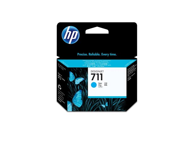 HP 711 - 29 ml - cyan - original - DesignJet - ink cartridge - for DesignJet T100, T120, T120 ePrinter, T125, T130, T520, T520 ePrinter, T525, T530