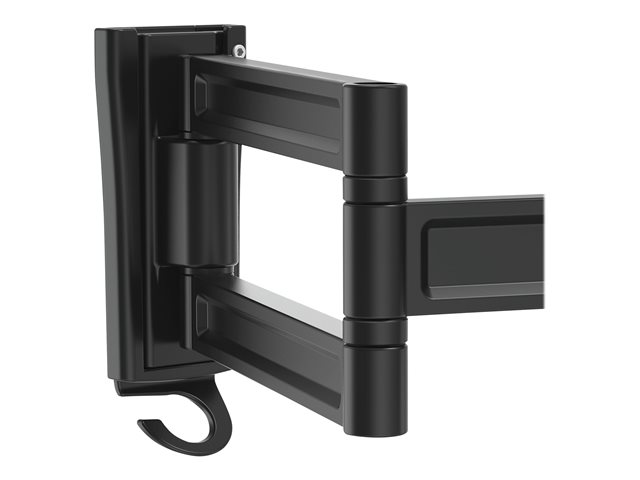 StarTech.com Monitor Wall Mount - Dual Swivel - Supports 13'' to 34'' Monitors - VESA Monitor / TV Wall Mount - Wall Mount Swivel Monitor Arm - Black (ARMWALLDS) - Mounting kit (mounting plate, screws, monitor arm) - adjustable arm - for LCD display - aluminium - black - screen size: 13\"-34\" - wall-mountable