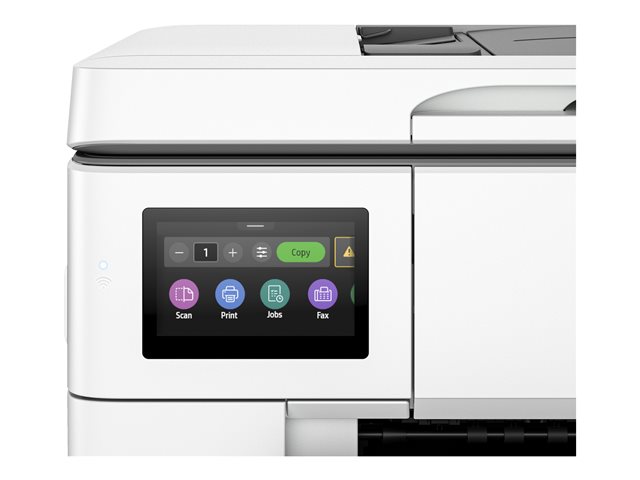 HP Officejet Pro 9730e Wide Format All-in-One - Multifunction printer - colour - ink-jet - A3/Ledger (297 x 432 mm) (original) - A3 (media) - up to 18 ppm (copying) - up to 22 ppm (printing) - 250 sheets - USB 2.0, LAN, Wi-Fi(ac), USB 2.0 host, Bluetooth - cement