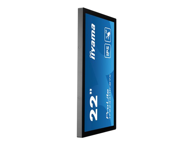 22\"WIDE LCD Open Frame Projective Capacitive Bezel Free 10-Points Touch Screen, 1920 x 1080, IPS panel, LED Bl., Flat Bezel Free Glass Front, Anti-fingerprint coating, Touch Through-Glass functionality (Max. 6mm), VGA, HDMI, DisplayPort, 305 cd/m2, 1