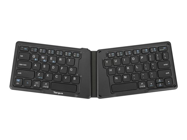 ANTIMICROBIAL ULTRA-COMPACT FOLDING ERGONOMIC BLUETOOTH(R) KEYBOARD (UK)