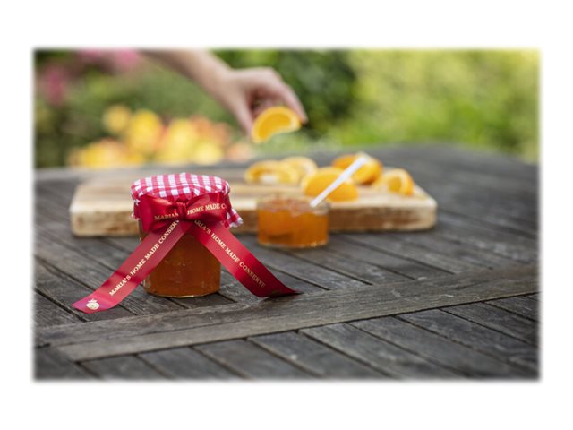 Brother TZe-RW54 - Satin - gold on wine red - Roll (2.4 cm x 4 m) 1 cassette(s) ribbon tape - for Brother PT-D600, P-Touch PT-3600, D600, D800, E550, P750, P900, P950, P-Touch EDGE PT-P750