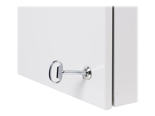 Eaton Tripp Lite Series SmartRack Outdoor Industrial Enclosure with Lock - NEMA 4, Surface Mount, Metal Construction, 18 x 18 x 10 in., Gray - Wall mount cabinet - industrial, locking - surface mountable - grey