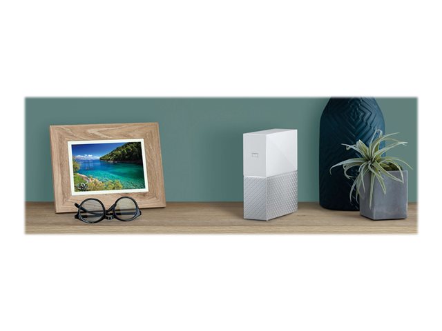 WD My Cloud Home WDBVXC0020HWT - Personal cloud storage device - 2 TB - HDD 2 TB x 1 - RAM 1 GB - Gigabit Ethernet