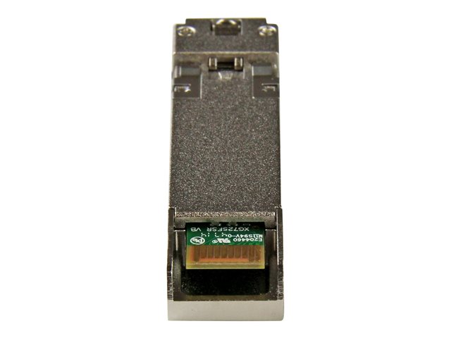 StarTech.com Juniper EX-SFP-10GE-SR Compatible SFP+ Module, 10GBASE-SR, 10GbE Multimode Fiber MMF Optic Transceiver, 10GE Gigabit Ethernet SFP+, LC Connector, 300m, 850nm, DDM, Mini GBIC - Lifetime Warranty (EXSFP10GESRS) - SFP+ transceiver module (equivalent to: Juniper EX-SFP-10GE-SR) - 10GbE - 10GBase-SR - LC multi-mode - up to 300 m - 850 nm