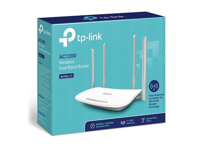 TP-Link Archer A5 - Wireless router 4-port switch - Wi-Fi 5 - Dual Band