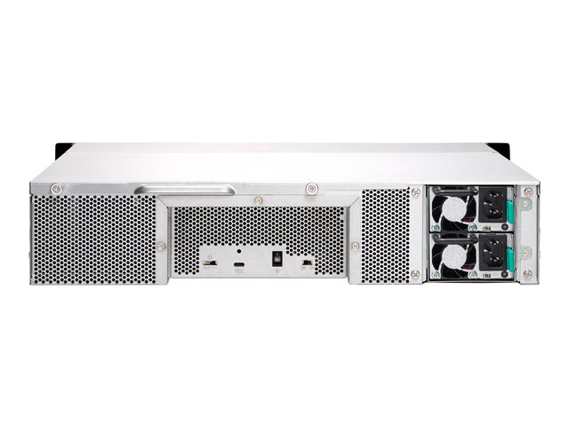 QNAP TL-R1200C-RP - Hard drive array - 12 bays (SATA-600) - USB 3.2 Gen 2 (external) - rack-mountable - 2U