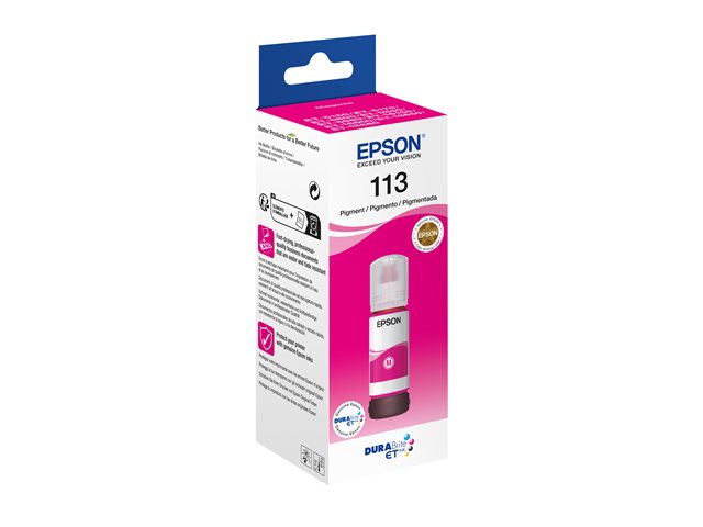 Epson EcoTank 113 - 70 ml - magenta - original - ink refill - for EcoTank ET-16150, 16650, 5150, 5170, 5800, 5850, 5880, EcoTank Pro ET-16680, 5150, 5170