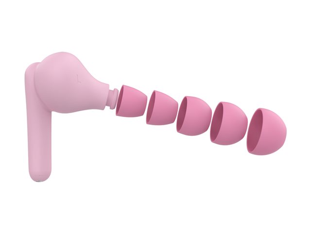 Belkin SoundForm Nano 2 for Kids - True wireless earphones with mic - in-ear - Bluetooth - pink