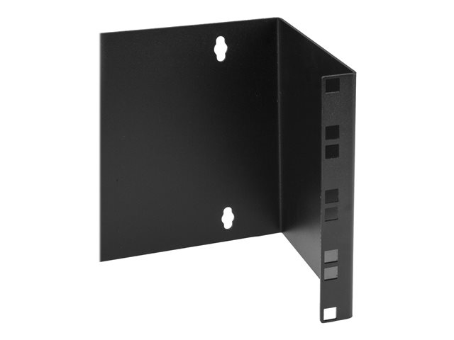 StarTech.com 4U Hinged Wall Mount Patch Panel Bracket - 6 inch Deep - 19\" Patch Panel Swing Rack for Shallow Network Equipment- 33lbs (WALLMOUNTH4) - Wall mount bracket - 4U - 19\"