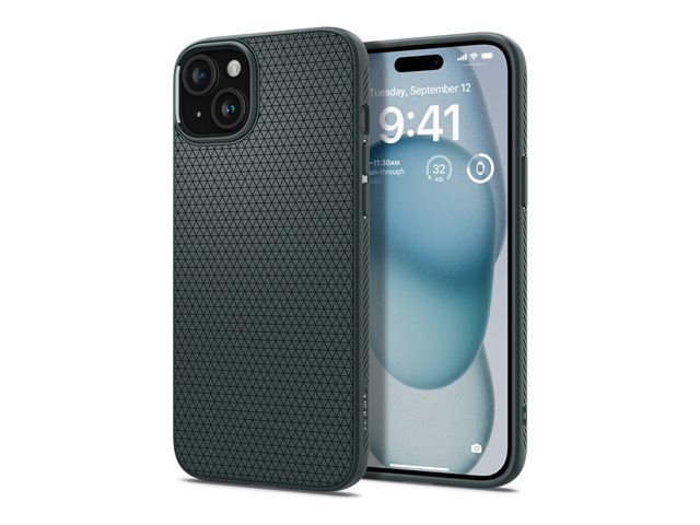 Spigen iPhone 15 Liquid Air Abyss Green