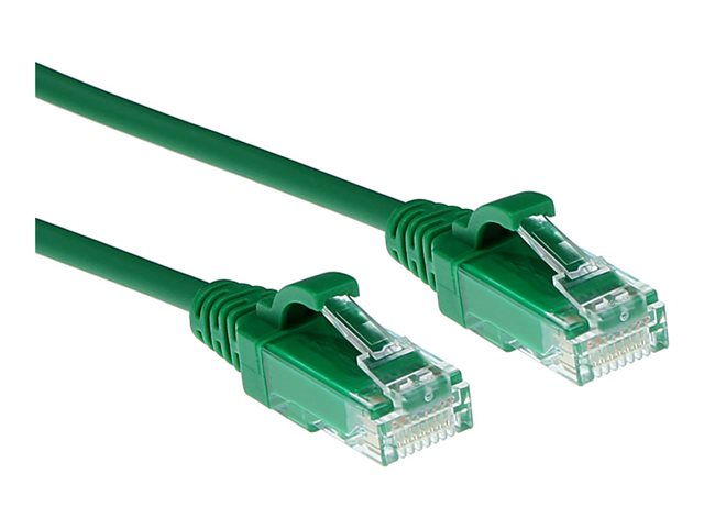 CAT6 U/UTP SLIMLINE GN 7.00M. 1 stk