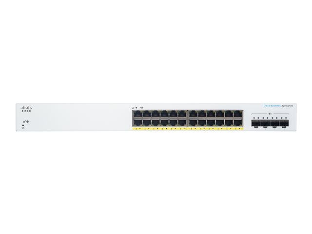 CBS220 Smart 24-port GE Full PoE 4x10G