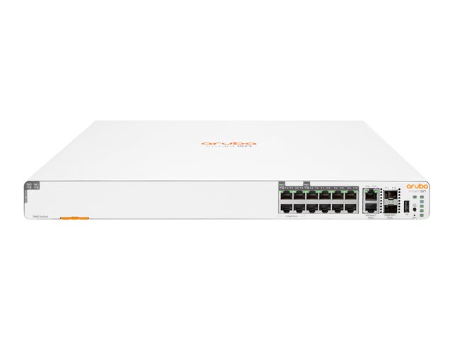 HPE Networking Instant On 1960 - Switch - Managed - 4 x 2.5GBase-T + 8 x 100/1000/10GBase-T + 2 x 100/1000/10GBase-T + 2 x 10 Gigabit SFP+ - rack-mountable - PoE (480 W)