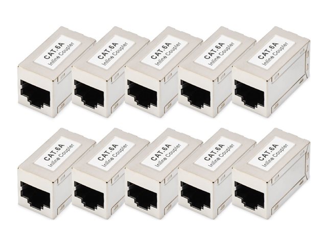 CAT6A modular coupler full shielded RJ45