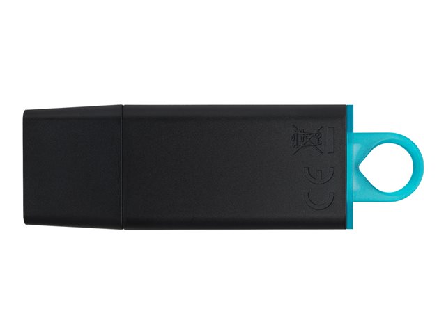 Kingston DataTraveler Exodia - USB flash drive - 64 GB - USB 3.2 Gen 1 - black with teal