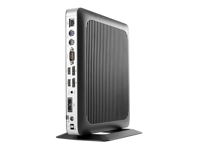 HP t630 - Thin client - tower - 1 x GX-420GI 2 GHz - RAM 4 GB - flash 8 GB - Radeon R7E - GigE - HP Smart Zero Core - monitor: none