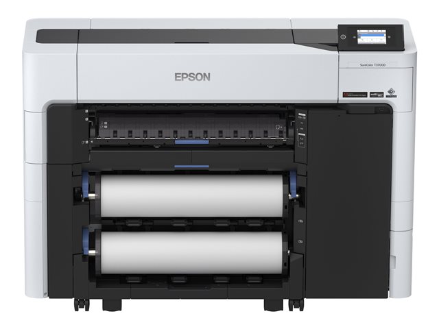 Epson SureColor SC-T3700DE - 24\" large-format printer - colour - ink-jet - Roll (61 cm) - 2400 x 1200 dpi - up to 130 sq.m/hour (mono) / up to 130 sq.m/hour (colour) - USB, Gigabit LAN, Wi-Fi - cutter