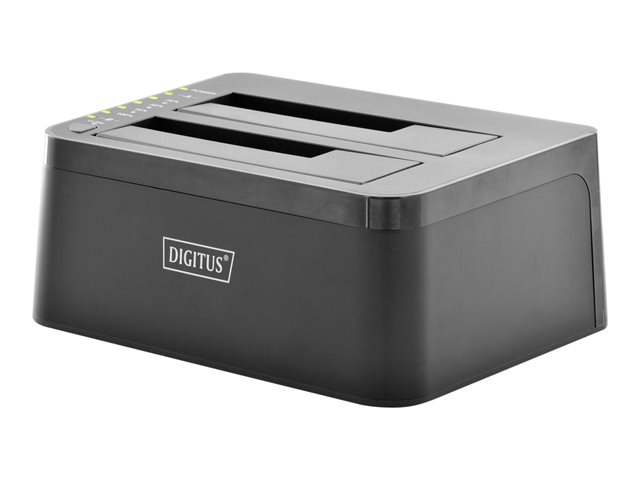 SATA Docking Station USB3.0 2-port 2.5in/3.5in SSD/HDD clone function