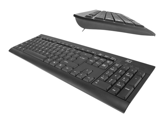 ACT AC5410 - Toetsenbord - USB - QWERTY - VS - zwart - doos