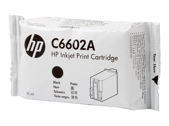 HP - 18 ml - black - compatible - ink cartridge - for Addmaster IJ 6080, 6160, 7100, Ithaca BANKjet 2500, KITCHENjet 1000, POSjet 1000, 1500