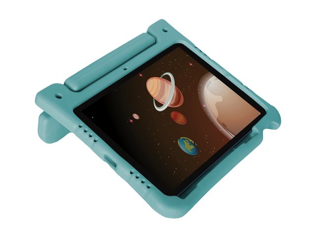 Targus Kids - Back cover for tablet - antimicrobial - EVA form - teal - for Apple 10.9-inch iPad (10th generation), 10.9-inch iPad Air (4th generation, 5th generation), 11-inch iPad Air (M2, M3), 11-inch iPad Pro (1st generation, 2nd generation, 3rd generation, 4th generation)
