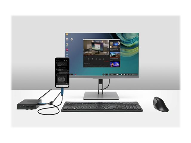 Kensington Pro Fit Ergo Wireless Mouse - Mouse - ergonomic - 5 buttons - wireless - 2.4 GHz, Bluetooth 4.0 LE - USB wireless receiver - black - retail