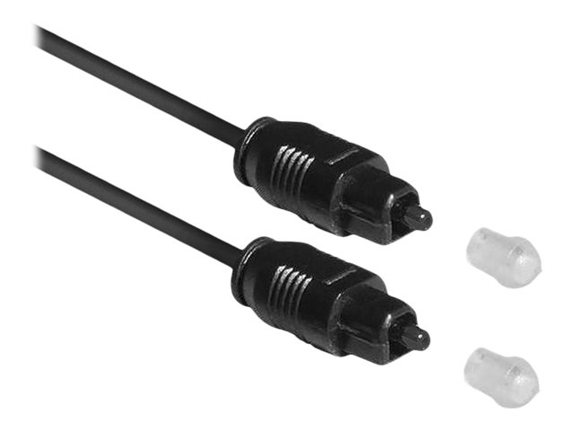 Digitale audiokabel (optisch) - SPDIF - TOSLINK male naar TOSLINK male - 1.2 m - glasvezel - zwart