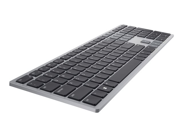 Dell Multi-Device KB700 - Keyboard - wireless - 2.4 GHz, Bluetooth 5.0 - AZERTY - Belgium - grey - with 3 years Next Business Day Advanced Exchange Service