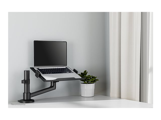 Neomounts DS20-425BL1 - Mounting kit (articulating arm) - full-motion - for notebook - steel - black - screen size: 11.6\"-17.3\" - desk-mountable