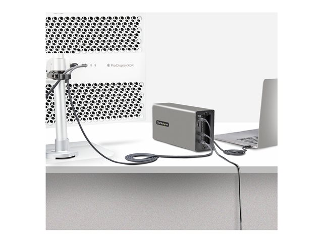 StarTech.com Thunderbolt 3 PCIe Expansion Chassis, Enclosure Box W/Dual PCI-E Slots, External PCIe Slots for Laptops/Desktops/All-In-Ones, 8K/4K Output Via TB3/DP 1.4 Ports - For PCI Express Cards (2TBT3-PCIE-ENCLOSURE) - System bus extender - DP - 1