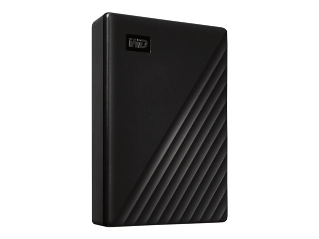 WD My Passport WDBPKJ0040BBK - Hard drive - encrypted - 4 TB - external (portable) - USB 3.2 Gen 1 - 256-bit AES - black