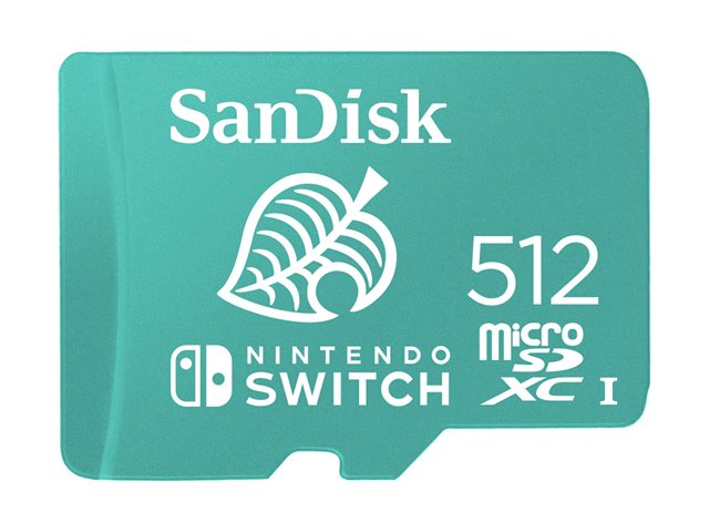 SanDisk Nintendo Switch - Flash memory card - 512 GB - UHS-I U3 / Class10 - microSDXC UHS-I