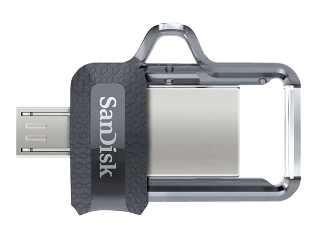SanDisk Ultra Dual - USB flash drive - 128 GB - USB 3.0 / micro USB