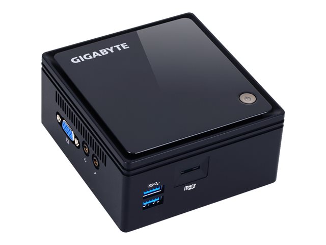 Gigabyte BRIX GB-BACE-3160 (rev. 1.0) - Barebone - Ultra Compact PC Kit 1 x Celeron J3160 / up to 2.24 GHz - RAM 0 GB - HD Graphics 400 - Gigabit Ethernet