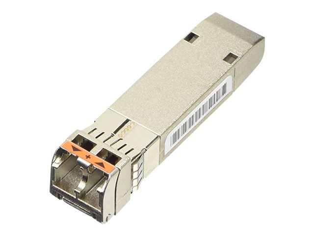 10 Gigabit optical transceiver SFP+). Supports multimode fiber over 1310nm wavelength nominal) with an LC connector. Typical reach of 220m on FDDI-grade 62.5m)