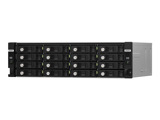 QNAP TL-R1620Sdc - Hard drive array - 16 bays (SATA-600 / SAS-3) - SAS 12Gb/s (external) - rack-mountable - 3U