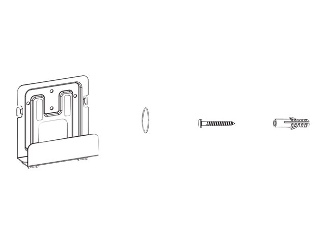 Neomounts AWL-440BL - Shelf - for multimedia source unit - wall-mountable, ceiling mountable, floor mountable