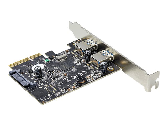 StarTech.com 2-Port USB PCIe Card 10Gbps/port - USB 3.1/3.2 Gen 2 Type-A PCI Express 3.0 x2 Host Controller Expansion Card - Windows/Linux - USB adapter - PCIe 3.0 x4 low profile - USB-C 3.1 Gen 2 x 2 - TAA Compliant