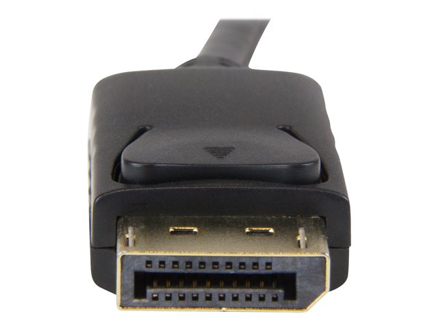 StarTech.com 3 ft (1 m) DisplayPort to HDMI Adapter Cable - 4K DisplayPort to HDMI Converter Cable - Computer Monitor Cable (DP2HDMM1MB) - Adapter cable - DisplayPort male to HDMI male - 1 m - black - 4K support - for P/N: TB3DK2DPPD, TB3DK2DPPDUE, TB3DK2DPW, TB3DK2DPWUE, TB3DKDPMAW, TB3DKDPMAWUE