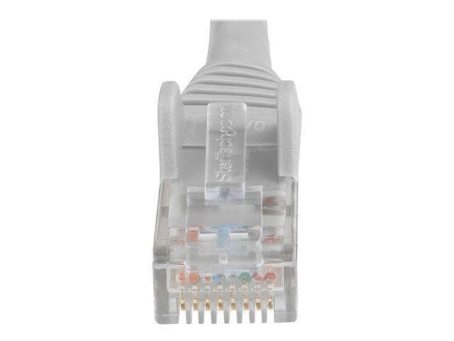 StarTech.com 3m LSZH CAT6 Ethernet Cable, 10 Gigabit Snagless RJ45 100W PoE Network Patch Cord with Strain Relief, CAT 6 10GbE UTP, Grey, Individually Tested/ETL, Low Smoke Zero Halogen - Category 6 - 24AWG (N6LPATCH3MGR) - Patch cable - RJ-45 (M) to