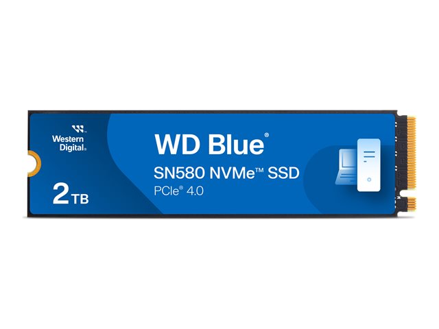 WD Blue SN580 WDS200T3B0E - SSD - 2 TB - internal - M.2 2280 - PCIe 4.0 x4 (NVMe)